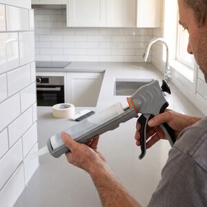 Rolling Dog 9" Super Light Caulking Gun
